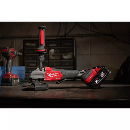 MEULEUSE D'ANGLE SÉCURITAIRE 125MM 18 VOLTS FUEL M18 FSAGSVO125X-502X - MILWAUKEE - 4933493553